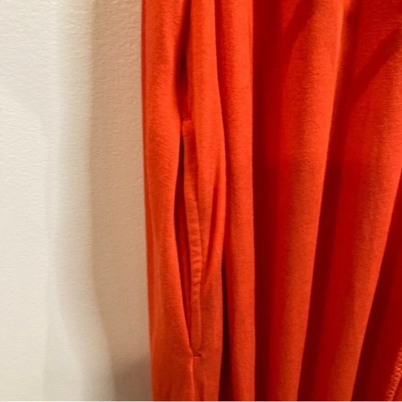 MATILDA JANE Sz XXL Jersey Knit A Line Braided Belt B Neck Pockets Maxi Dress - Picture 4 of 8